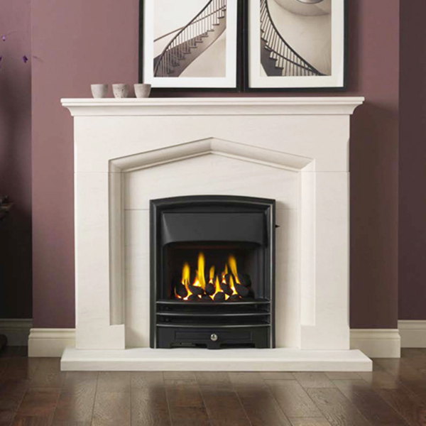 Gallery Kendal Portuguese Limestone Fireplace Suite Flames Co Uk